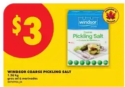 No Frills WINDSOR COARSE PICKLING SALT offer