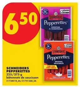 No Frills SCHNEIDERS PEPPERETTES, 225/375 g offer