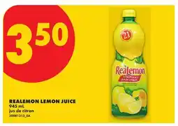 No Frills REALEMON LEMON JUICE offer