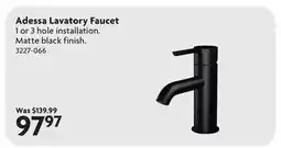 Home Hardware Adessa Lavatory Faucet offer