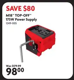 Home Hardware M18 TOP-OFF 175W Power Supply offer