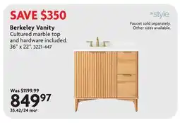 Home Hardware Berkeley Vanity offer