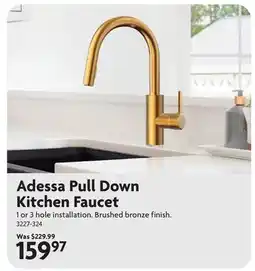 Home Hardware Adessa Pull Down Kitchen Faucet offer