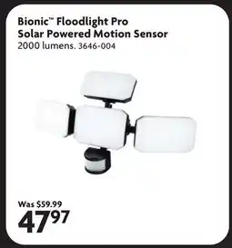 Home Hardware Bionic Floodlight Pro Solar Powered Motion Sensor offer