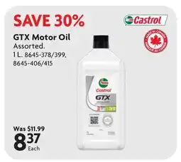 Home Hardware GTX Motor Oil offer