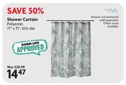 Home Hardware Shower Curtain offer