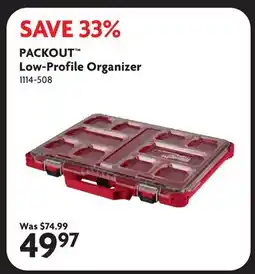 Home Hardware PACKOUT Low-Profile Organizer offer