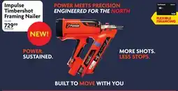 Home Hardware Impulse Timbershot Framing Nailer offer