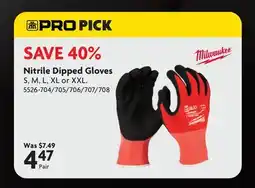 Home Hardware Nitrile Dipped Gloves offer