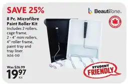 Home Hardware 8 Pc. Microfibre Paint Roller Kit offer