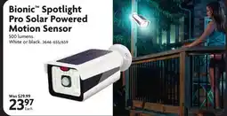 Home Hardware Bionic Spotlight Pro Solar Powered Motion Sensor offer