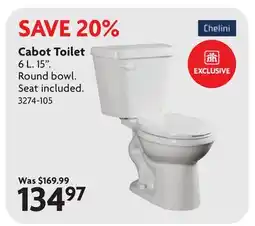 Home Hardware Cabot Toilet offer