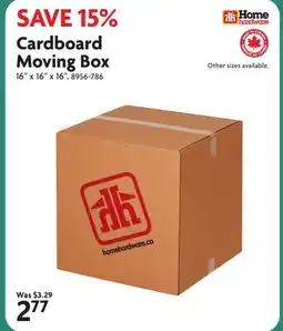Home Hardware Cardboard Moving Box offer