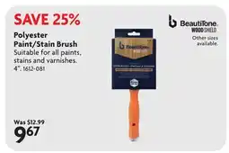 Home Hardware Polyester Paint/Stain Brush offer