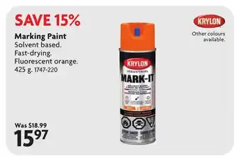 Home Hardware Marking Paint offer