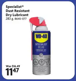 Home Hardware Specialist Dust Resistant Dry Lubricant offer