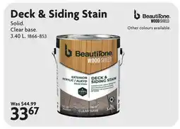 Home Hardware Deck & Siding Stain offer