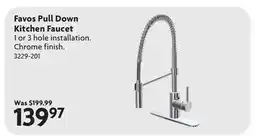 Home Hardware Favos Pull Down Kitchen Faucet offer