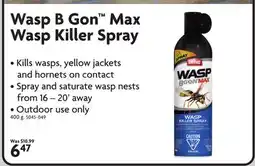 Home Hardware Wasp B Gon Max Wasp Killer Spray offer