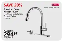 Home Hardware Trask Pull Down Kitchen Faucet offer