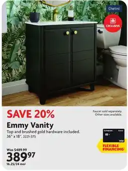 Home Hardware Emmy Vanity offer