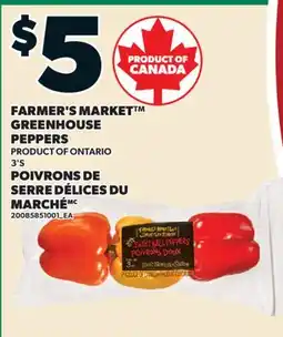 Valu-mart POIVRONS DE SERRE DÉLICES DU MARCHÉ, 3'S offer