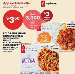 Valu-mart PLATS CUISINÉS SURGELÉS PC OU MENU BLEU offer