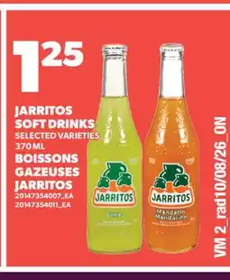 Valu-mart BOISSONS GAZEUSES JARRITOS offer