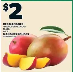Valu-mart MANGUES ROUGES, EACH offer
