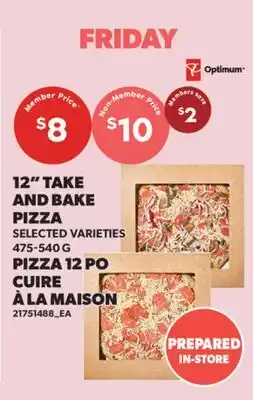 Valu-mart PIZZA 12 PO CUIRE À LA MAISON offer