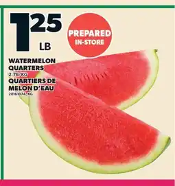 Valu-mart QUARTIERS DE MELON D'EAU offer