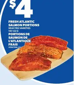 Valu-mart PORTIONS DE SAUMON DE L'ATLANTIQUE FRAIS offer