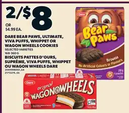 Valu-mart BISCUITS PATTES D'OURS, SUPRÊME, VIVA PUFFS, WHIPPET OU WAGON WHEELS DARE offer