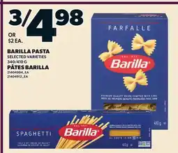Valu-mart PÂTES BARILLA, 340/410 G offer