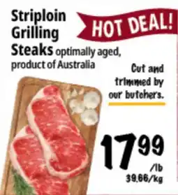 Farm Boy Grilling Steaks offer