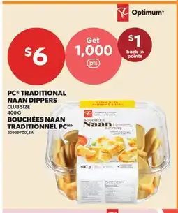 Valu-mart BOUCHÉES NAAN TRADITIONNEL PC offer