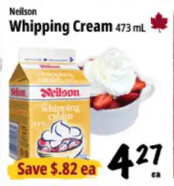 Farm Boy Neilson Whipping Cream offer