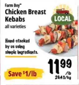 Farm Boy Farm Boy Chicken Breast Kebabs offer