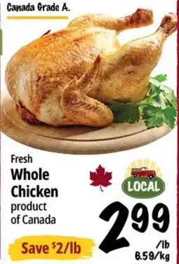Farm Boy Fresh Whole LOCAL Chicken offer