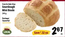 Farm Boy the Bake Shop Sourdough Mini Boule offer