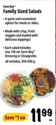 Farm Boy Farm Boy* Family Sized Salads offer