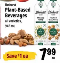Farm Boy Elmhurst Plant-Based Beverages offer