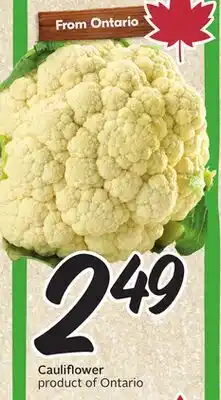 Sobeys Cauliflower offer