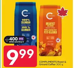 Sobeys COMPLIMENTS Roast & Ground Coffee offer