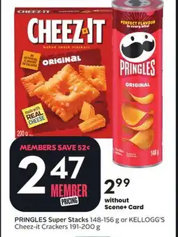 Sobeys Super Stacks, 148-156 g or Cheez-It Crackers, 191-200 g offer