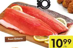 Sobeys Product of Ontario Fresh Rainbow Trout Fillets offer