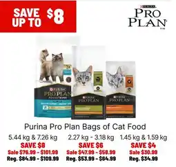 Ren’s Pets Depot Purina Pro Plan Bags of Cat Food offer