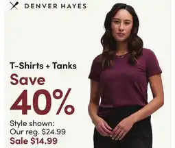 Mark's T-Shirts + Tanks offer