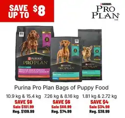 Ren’s Pets Depot Purina Pro Plan Bags of Puppy Food offer
