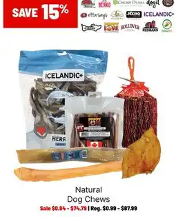 Ren’s Pets Depot Natural Dog Chews offer